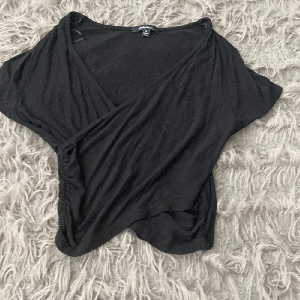 black crop top
